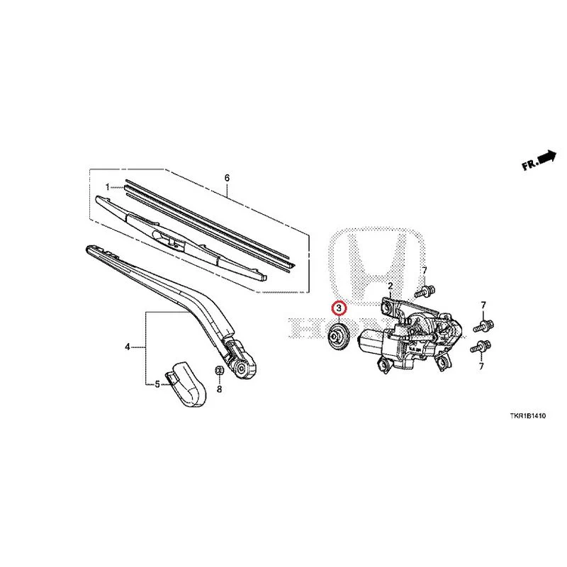 [NEW] JDM HONDA N-WGN CUSTOM JH3 2023 Rear Windshield Wiper GENUINE OEM - Image 6