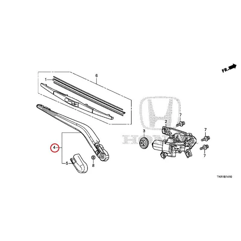 [NEW] JDM HONDA N-WGN CUSTOM JH3 2023 Rear Windshield Wiper GENUINE OEM - Image 7
