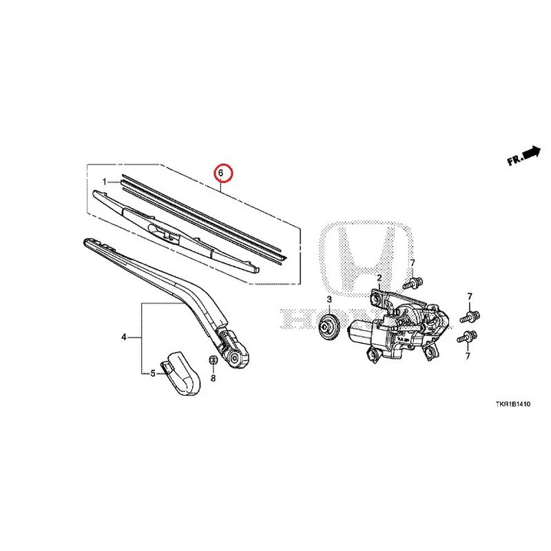 [NEW] JDM HONDA N-WGN CUSTOM JH3 2023 Rear Windshield Wiper GENUINE OEM - Image 9