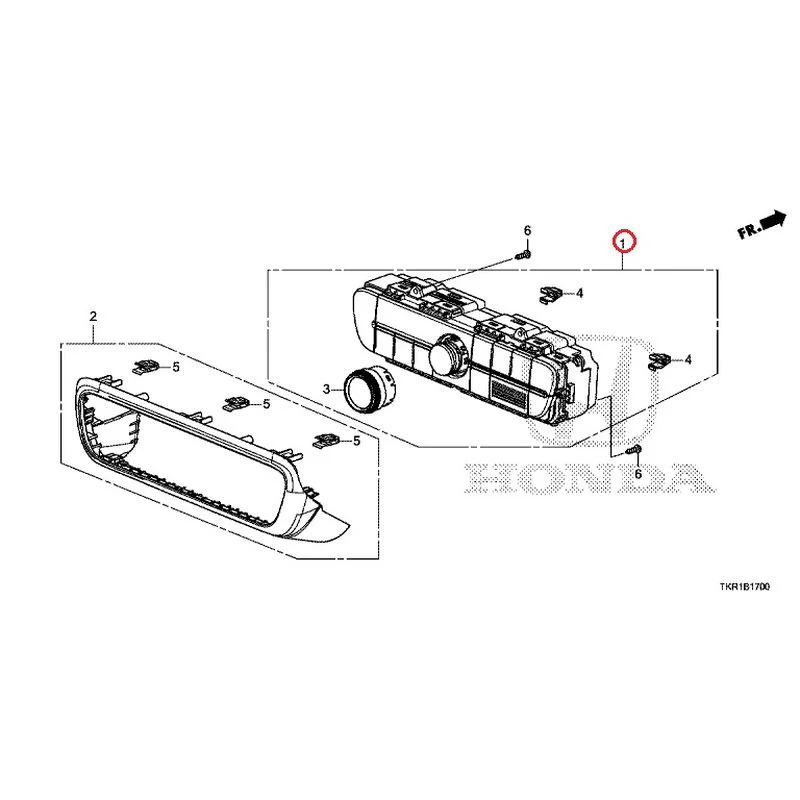 [NEW] JDM HONDA N-WGN CUSTOM JH3 2023 Auto Air Conditioner Control GENUINE OEM - Image 2