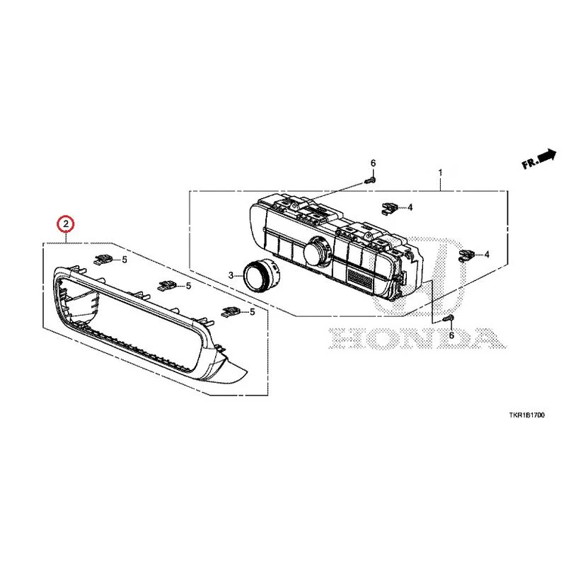 [NEW] JDM HONDA N-WGN CUSTOM JH3 2023 Auto Air Conditioner Control GENUINE OEM - Image 3