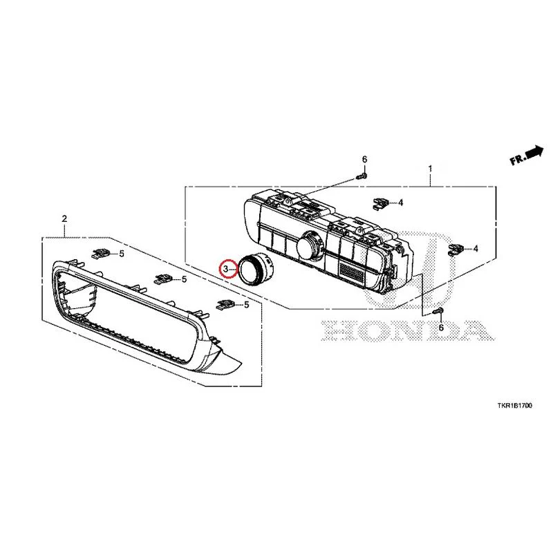 [NEW] JDM HONDA N-WGN CUSTOM JH3 2023 Auto Air Conditioner Control GENUINE OEM - Image 4