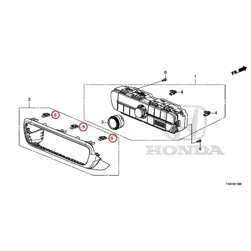 [NEW] JDM HONDA N-WGN CUSTOM JH3 2023 Auto Air Conditioner Control GENUINE OEM - Image 6