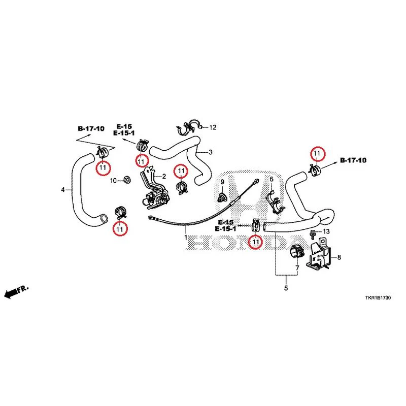 [NEW] JDM HONDA N-WGN CUSTOM JH3 2023 Water Hose GENUINE OEM - Image 12