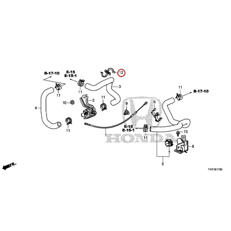 [NEW] JDM HONDA N-WGN CUSTOM JH3 2023 Water Hose GENUINE OEM - Image 13