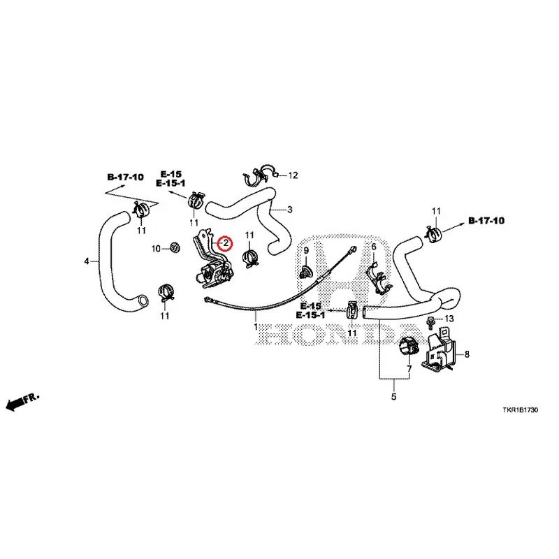 [NEW] JDM HONDA N-WGN CUSTOM JH3 2023 Water Hose GENUINE OEM - Image 3