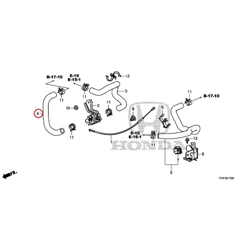 [NEW] JDM HONDA N-WGN CUSTOM JH3 2023 Water Hose GENUINE OEM - Image 5