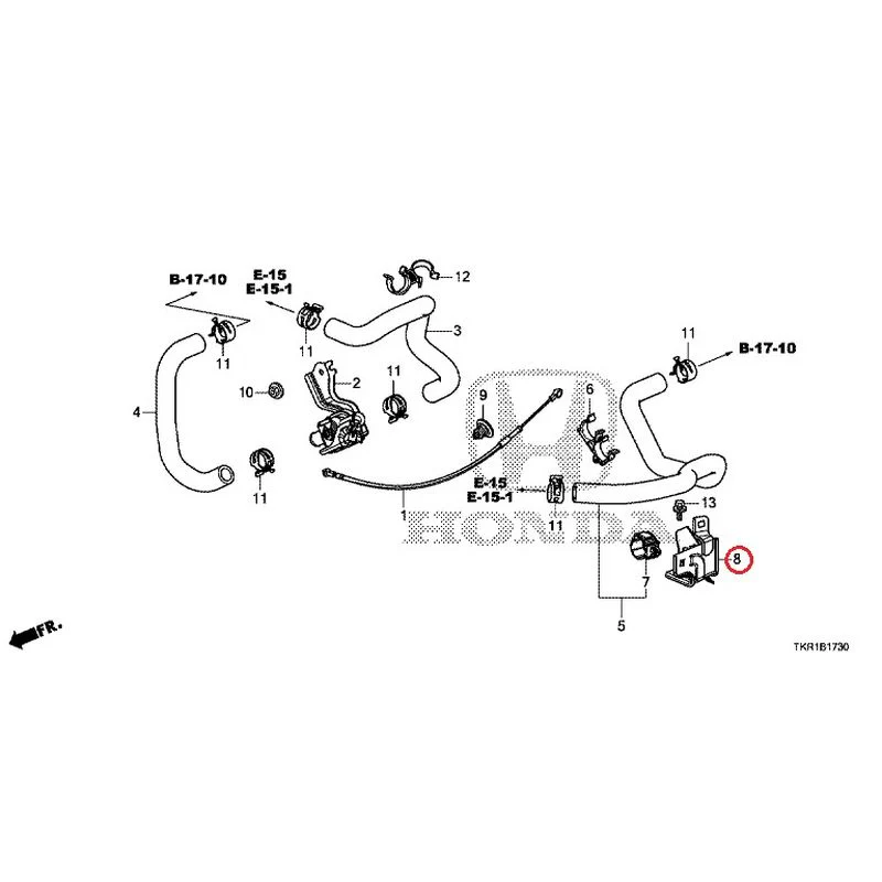 [NEW] JDM HONDA N-WGN CUSTOM JH3 2023 Water Hose GENUINE OEM - Image 9