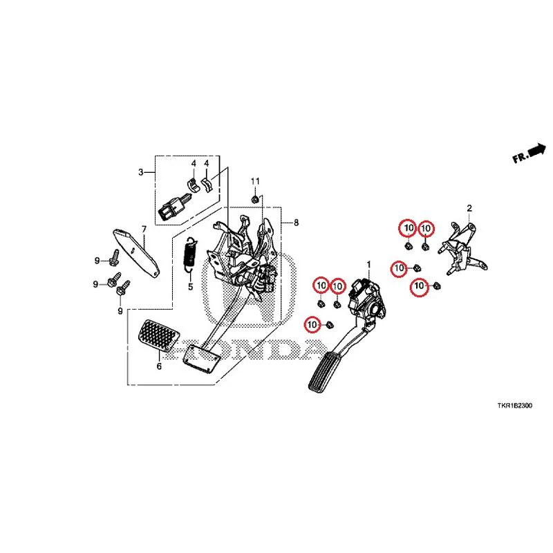 [NEW] JDM HONDA N-WGN CUSTOM JH3 2023 Pedals GENUINE OEM - Image 11