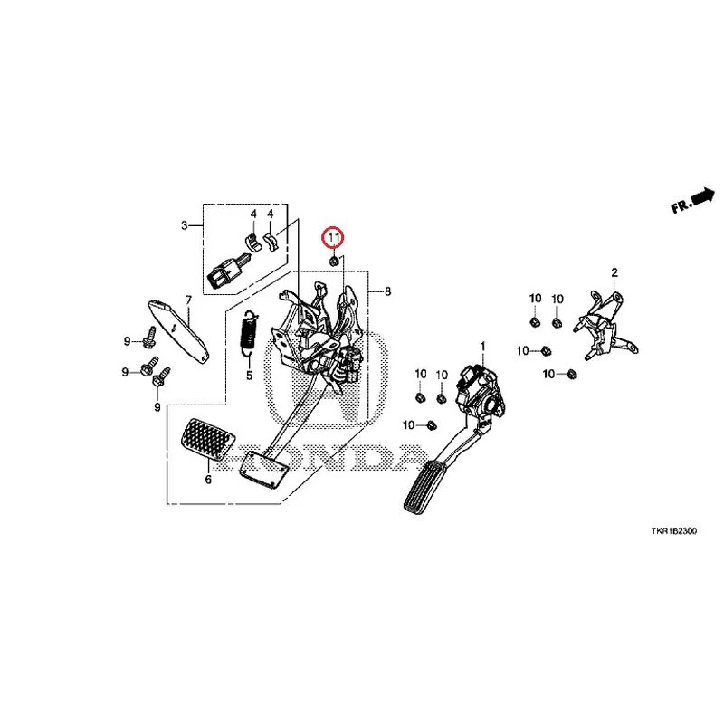 [NEW] JDM HONDA N-WGN CUSTOM JH3 2023 Pedals GENUINE OEM - Image 12