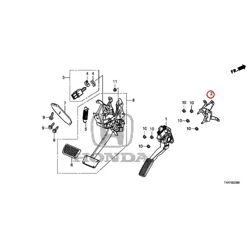 [NEW] JDM HONDA N-WGN CUSTOM JH3 2023 Pedals GENUINE OEM - Image 3