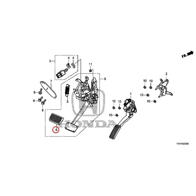 [NEW] JDM HONDA N-WGN CUSTOM JH3 2023 Pedals GENUINE OEM - Image 7