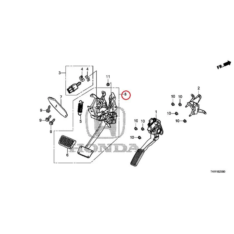 [NEW] JDM HONDA N-WGN CUSTOM JH3 2023 Pedals GENUINE OEM - Image 9