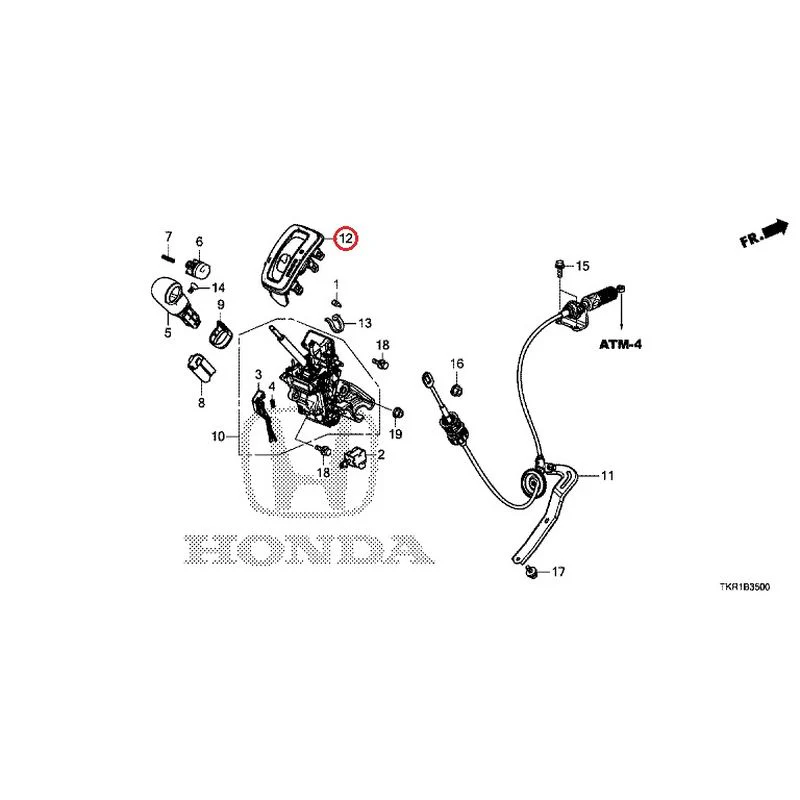 [NEW] JDM HONDA N-WGN CUSTOM JH3 2023 Select Lever GENUINE OEM - Image 13