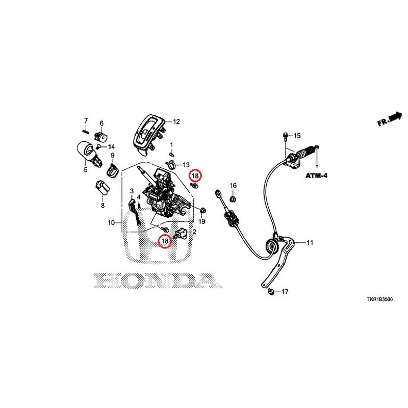 [NEW] JDM HONDA N-WGN CUSTOM JH3 2023 Select Lever GENUINE OEM - Image 19