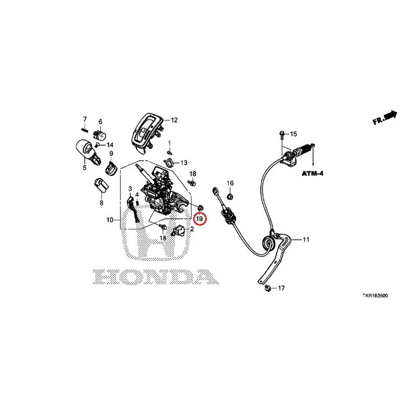 [NEW] JDM HONDA N-WGN CUSTOM JH3 2023 Select Lever GENUINE OEM - Image 20
