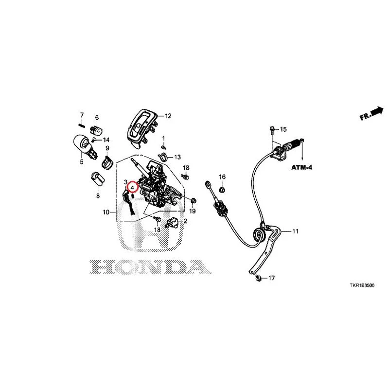 [NEW] JDM HONDA N-WGN CUSTOM JH3 2023 Select Lever GENUINE OEM - Image 5