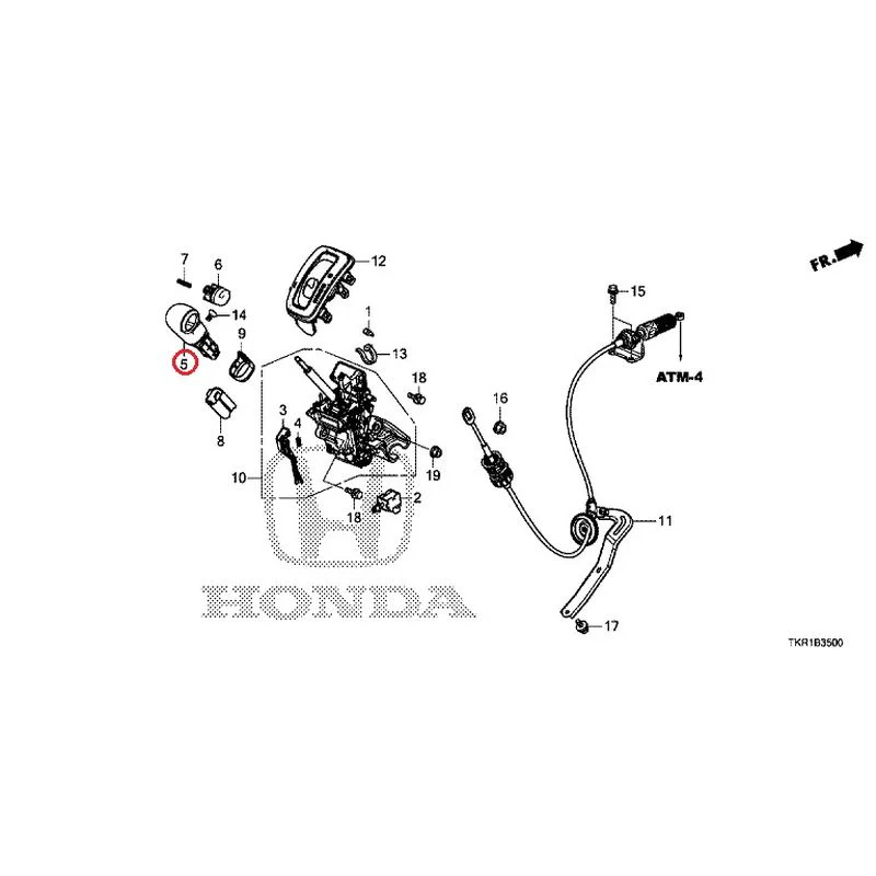 [NEW] JDM HONDA N-WGN CUSTOM JH3 2023 Select Lever GENUINE OEM - Image 6