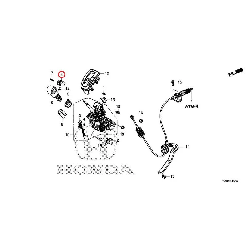 [NEW] JDM HONDA N-WGN CUSTOM JH3 2023 Select Lever GENUINE OEM - Image 7