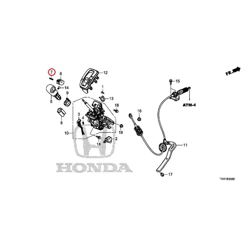 [NEW] JDM HONDA N-WGN CUSTOM JH3 2023 Select Lever GENUINE OEM - Image 8