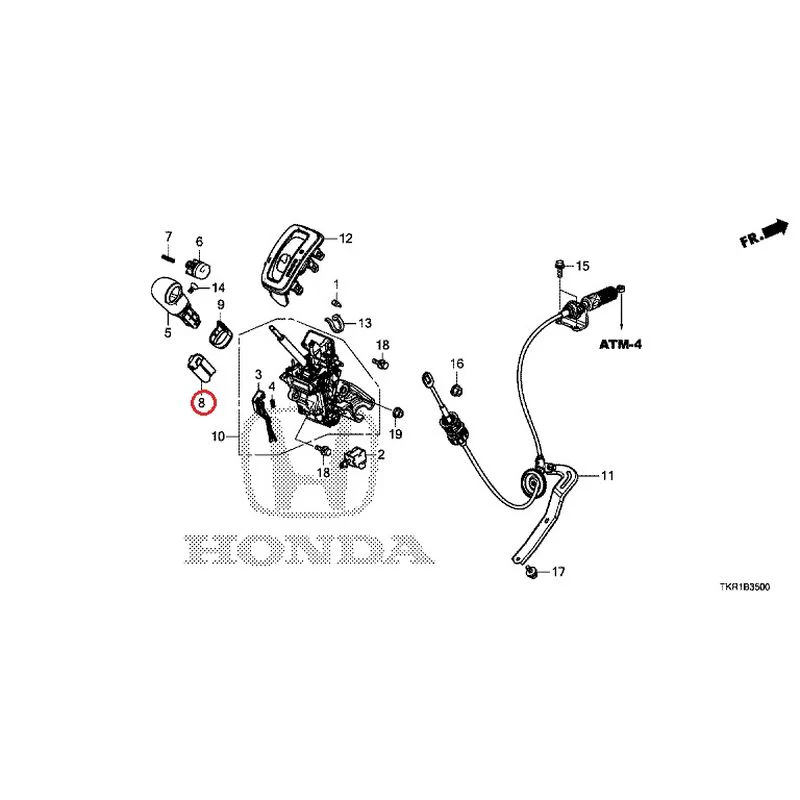 [NEW] JDM HONDA N-WGN CUSTOM JH3 2023 Select Lever GENUINE OEM - Image 9