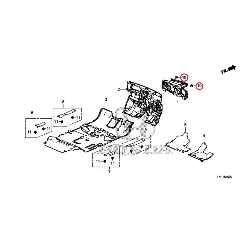 [NEW] JDM HONDA N-WGN CUSTOM JH3 2023 Floor Mat GENUINE OEM - Image 11