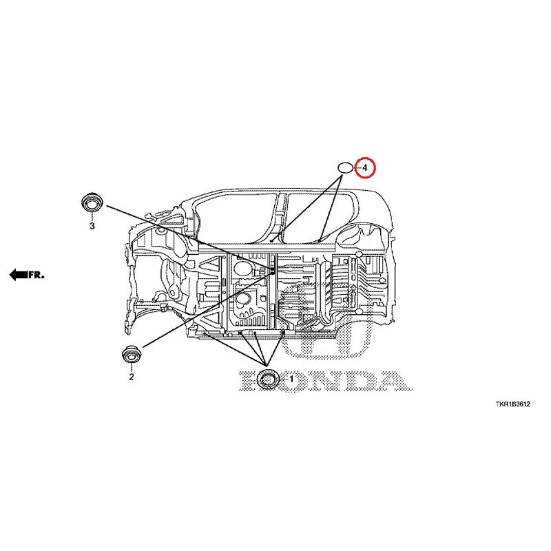 [NEW] JDM HONDA N-WGN CUSTOM JH3 2023 Grommet (Lower) GENUINE OEM - Image 5