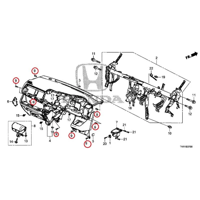 [NEW] JDM HONDA N-WGN CUSTOM JH3 2023 Instrument panel GENUINE OEM - Image 10