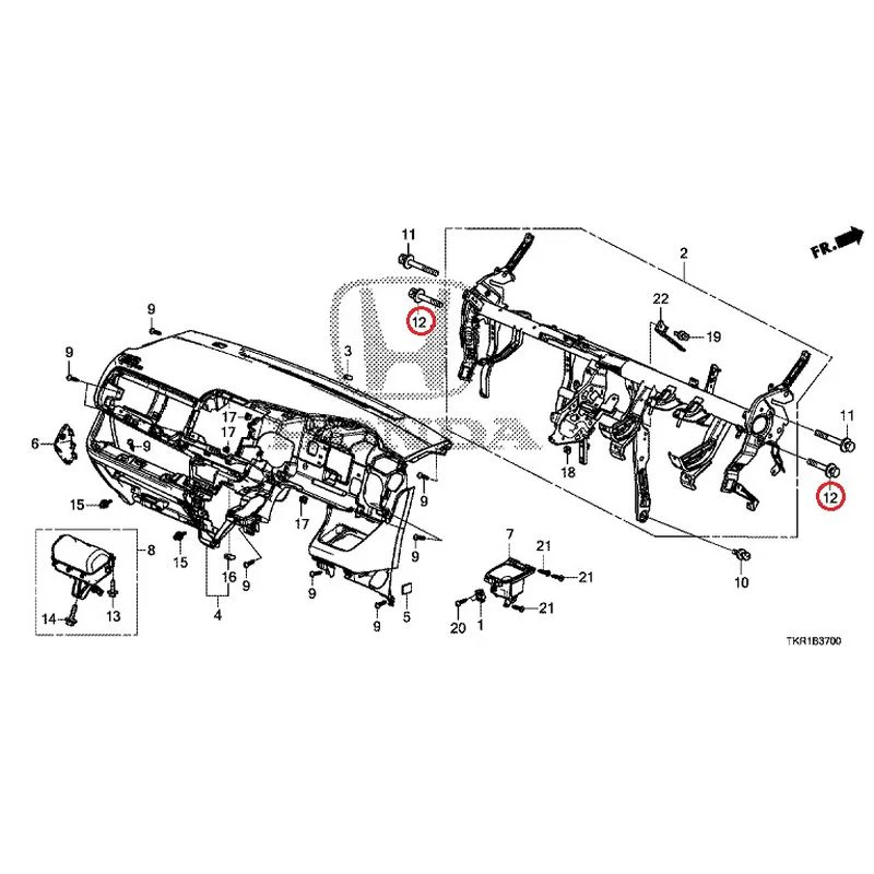 [NEW] JDM HONDA N-WGN CUSTOM JH3 2023 Instrument panel GENUINE OEM - Image 13