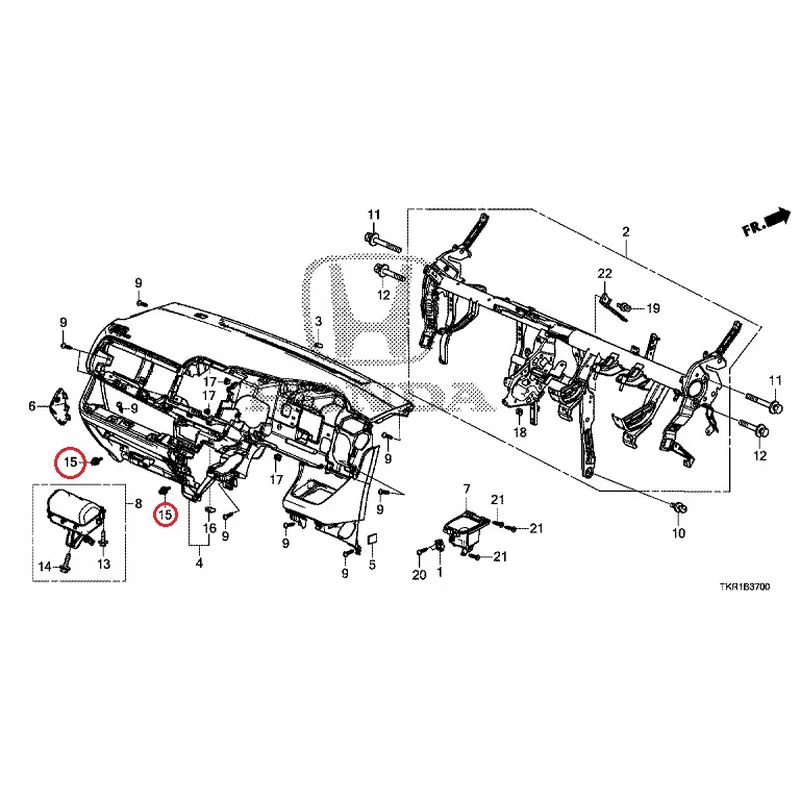 [NEW] JDM HONDA N-WGN CUSTOM JH3 2023 Instrument panel GENUINE OEM - Image 16