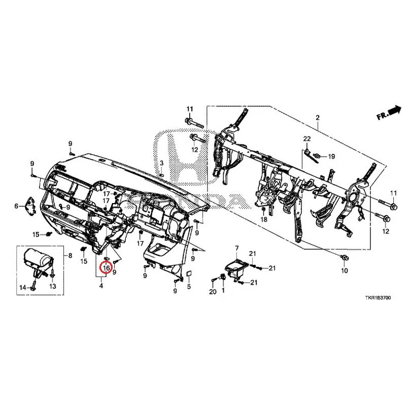 [NEW] JDM HONDA N-WGN CUSTOM JH3 2023 Instrument panel GENUINE OEM - Image 17