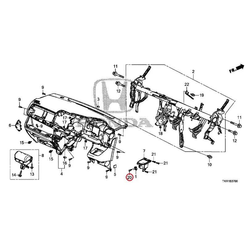 [NEW] JDM HONDA N-WGN CUSTOM JH3 2023 Instrument panel GENUINE OEM - Image 21