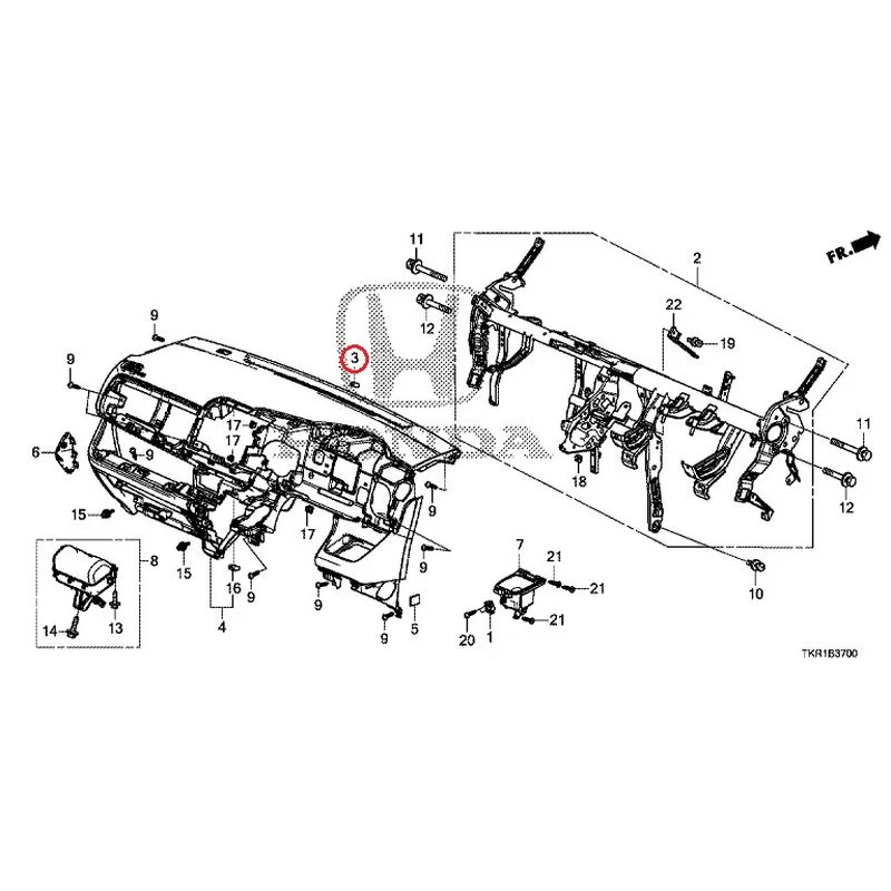 [NEW] JDM HONDA N-WGN CUSTOM JH3 2023 Instrument panel GENUINE OEM - Image 4