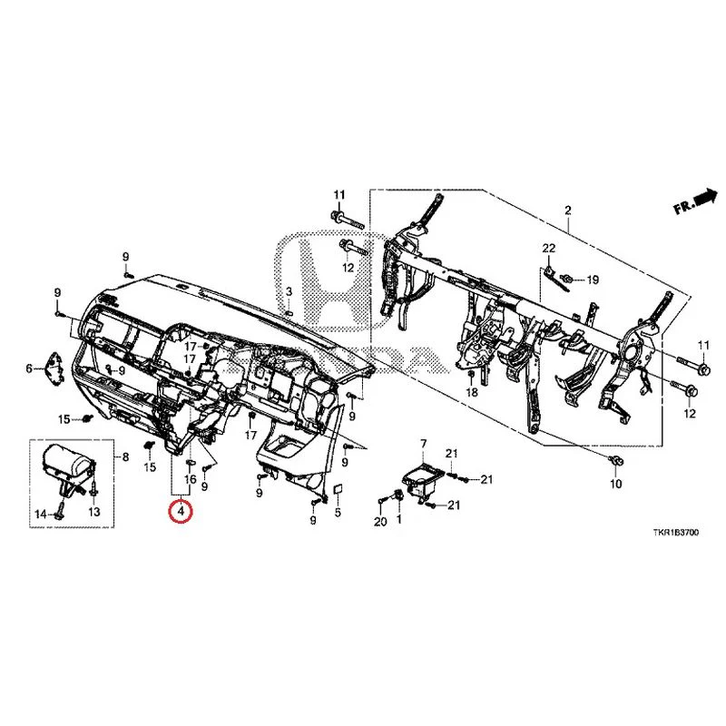 [NEW] JDM HONDA N-WGN CUSTOM JH3 2023 Instrument panel GENUINE OEM - Image 5