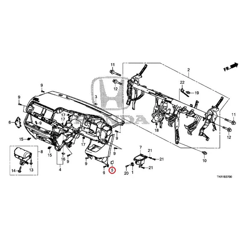 [NEW] JDM HONDA N-WGN CUSTOM JH3 2023 Instrument panel GENUINE OEM - Image 6