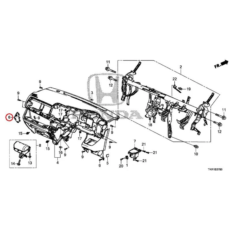 [NEW] JDM HONDA N-WGN CUSTOM JH3 2023 Instrument panel GENUINE OEM - Image 7