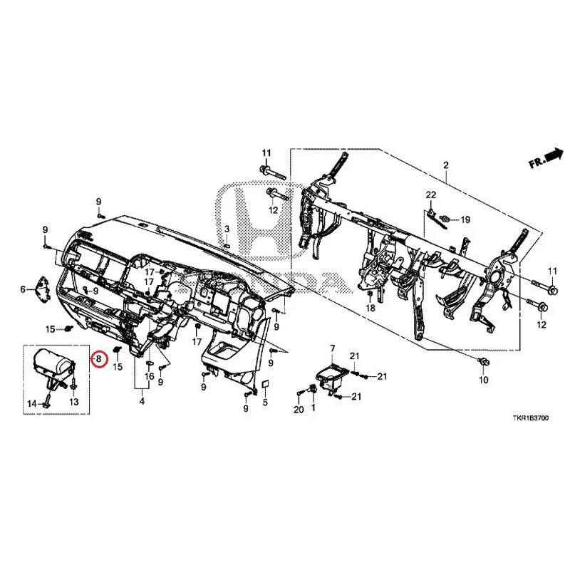 [NEW] JDM HONDA N-WGN CUSTOM JH3 2023 Instrument panel GENUINE OEM - Image 9