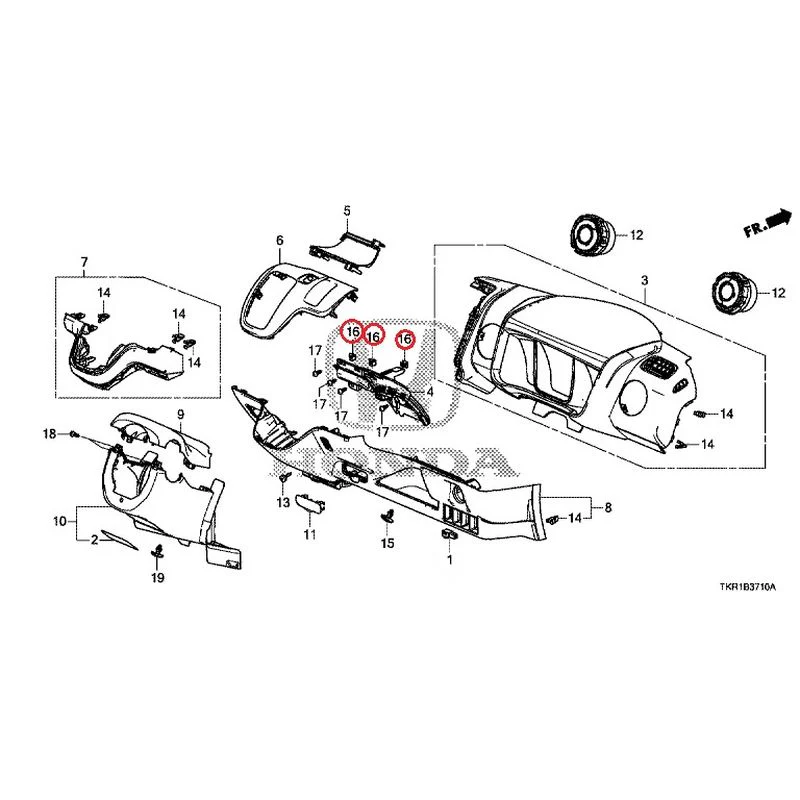 [NEW] JDM HONDA N-WGN CUSTOM JH3 2023 Instrument panel garnish (driver side) GENUINE OEM - Image 17