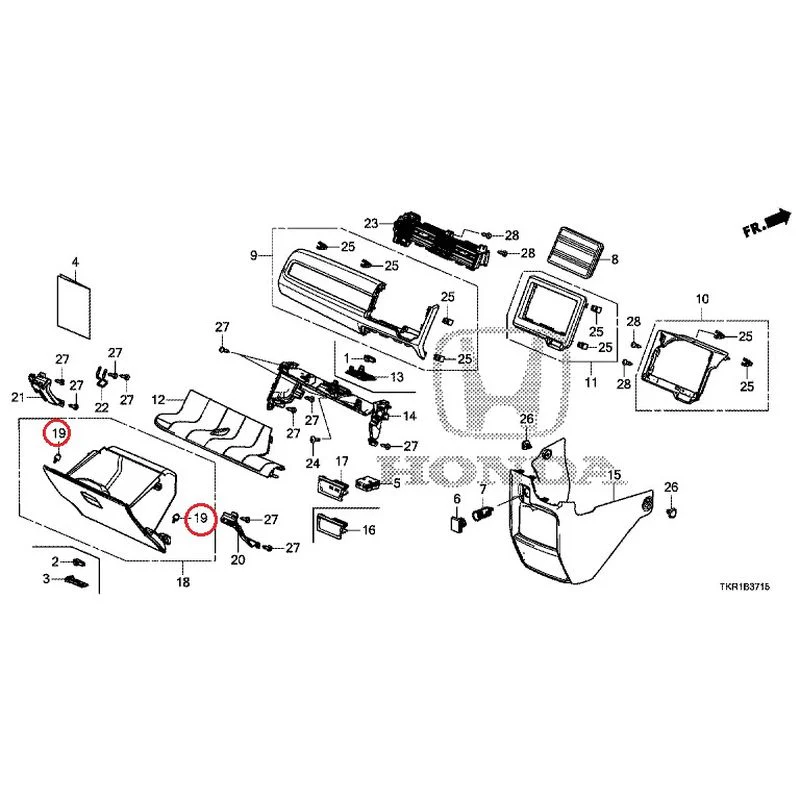 [NEW] JDM HONDA N-WGN CUSTOM JH3 2023 Instrument panel garnish (passenger side) GENUINE OEM - Image 18