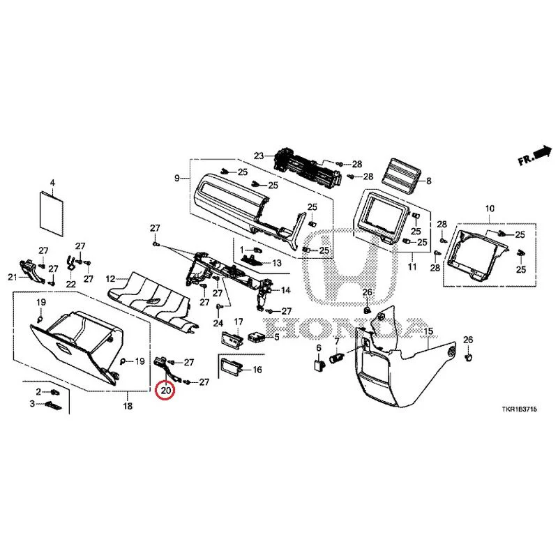 [NEW] JDM HONDA N-WGN CUSTOM JH3 2023 Instrument panel garnish (passenger side) GENUINE OEM - Image 19