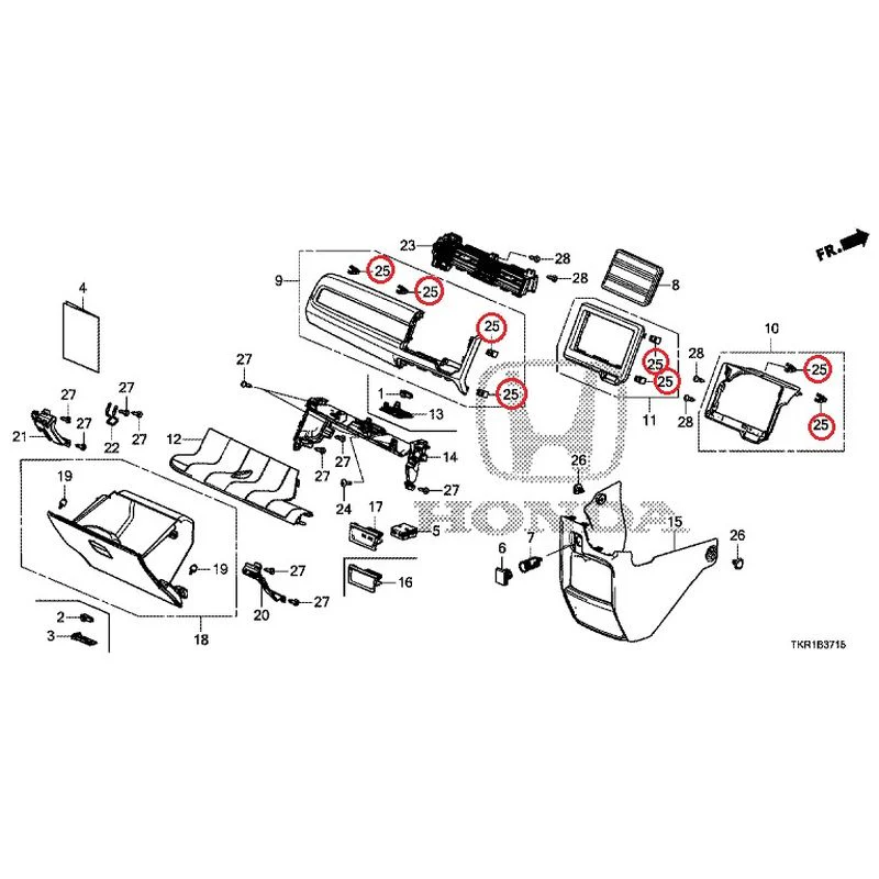 [NEW] JDM HONDA N-WGN CUSTOM JH3 2023 Instrument panel garnish (passenger side) GENUINE OEM - Image 24