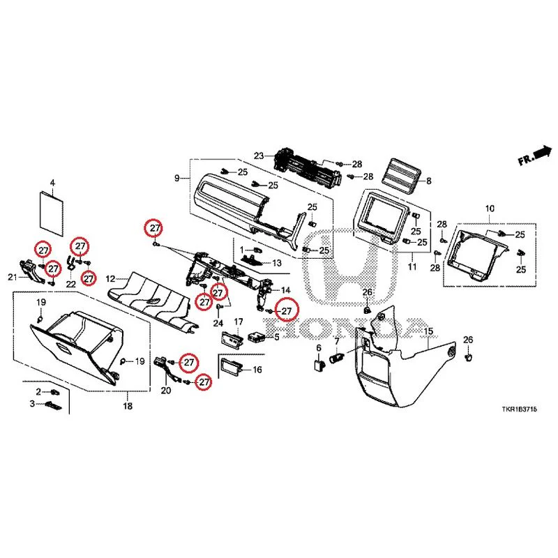 [NEW] JDM HONDA N-WGN CUSTOM JH3 2023 Instrument panel garnish (passenger side) GENUINE OEM - Image 26