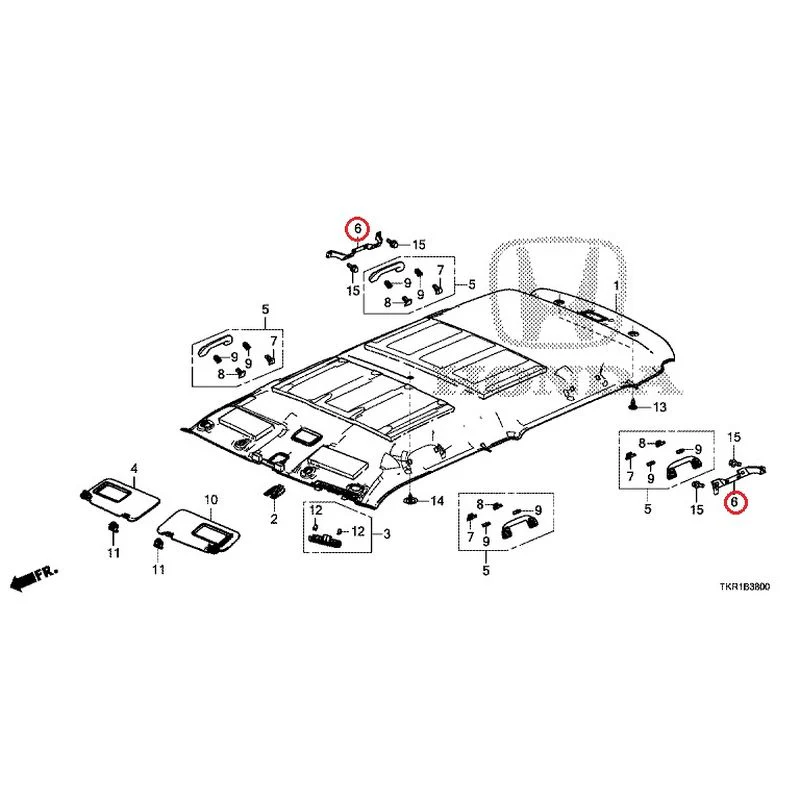 [NEW] JDM HONDA N-WGN CUSTOM JH3 2023 Roof Lining GENUINE OEM - Image 7