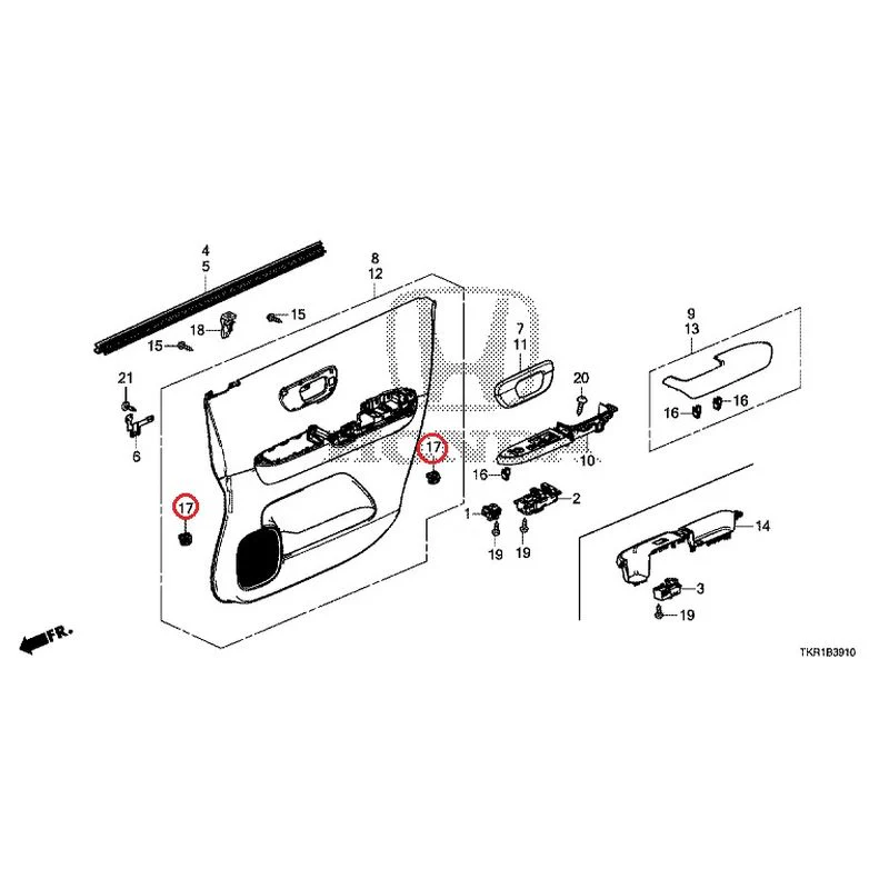 [NEW] JDM HONDA N-WGN CUSTOM JH3 2023 Front Door Lining GENUINE OEM - Image 19