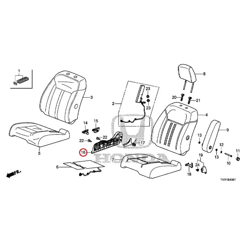 [NEW] JDM HONDA N-WGN CUSTOM JH3 2023 Front seat (R.) (bench) (2) GENUINE OEM - Image 17