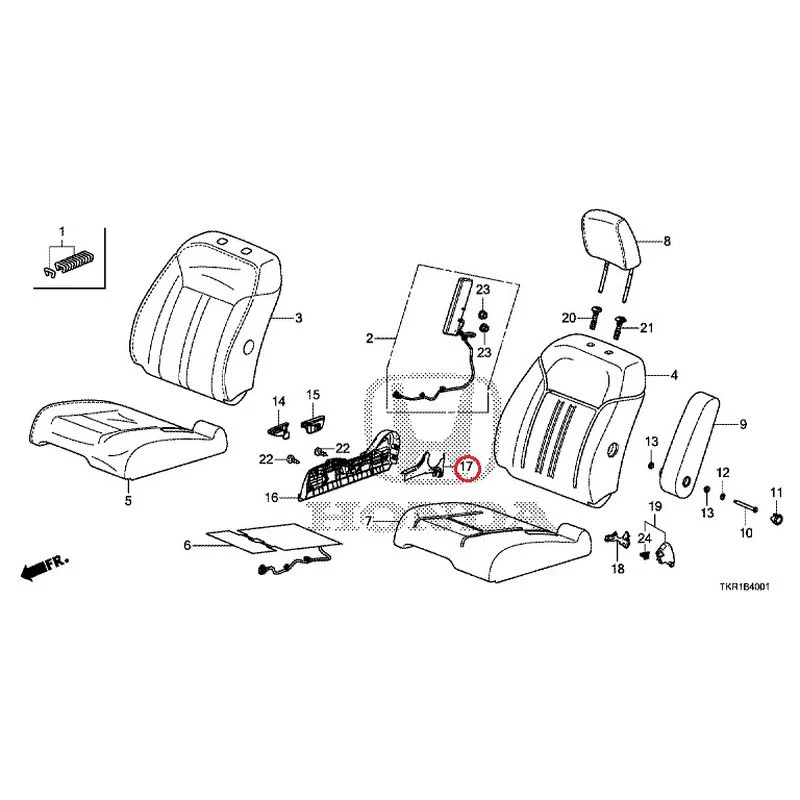 [NEW] JDM HONDA N-WGN CUSTOM JH3 2023 Front seat (R.) (bench) (2) GENUINE OEM - Image 18