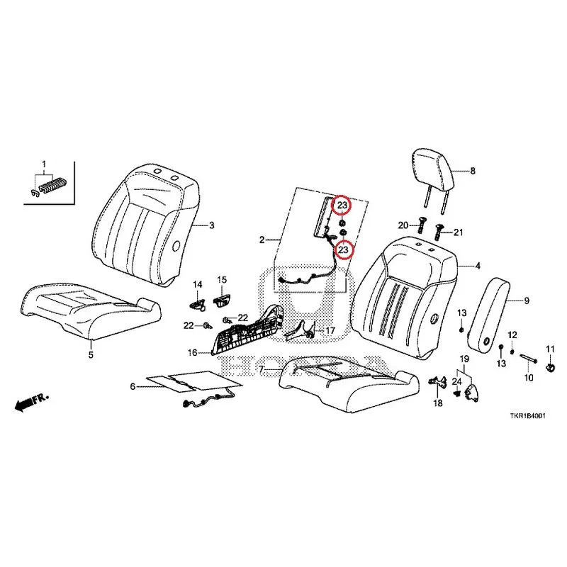 [NEW] JDM HONDA N-WGN CUSTOM JH3 2023 Front seat (R.) (bench) (2) GENUINE OEM - Image 24