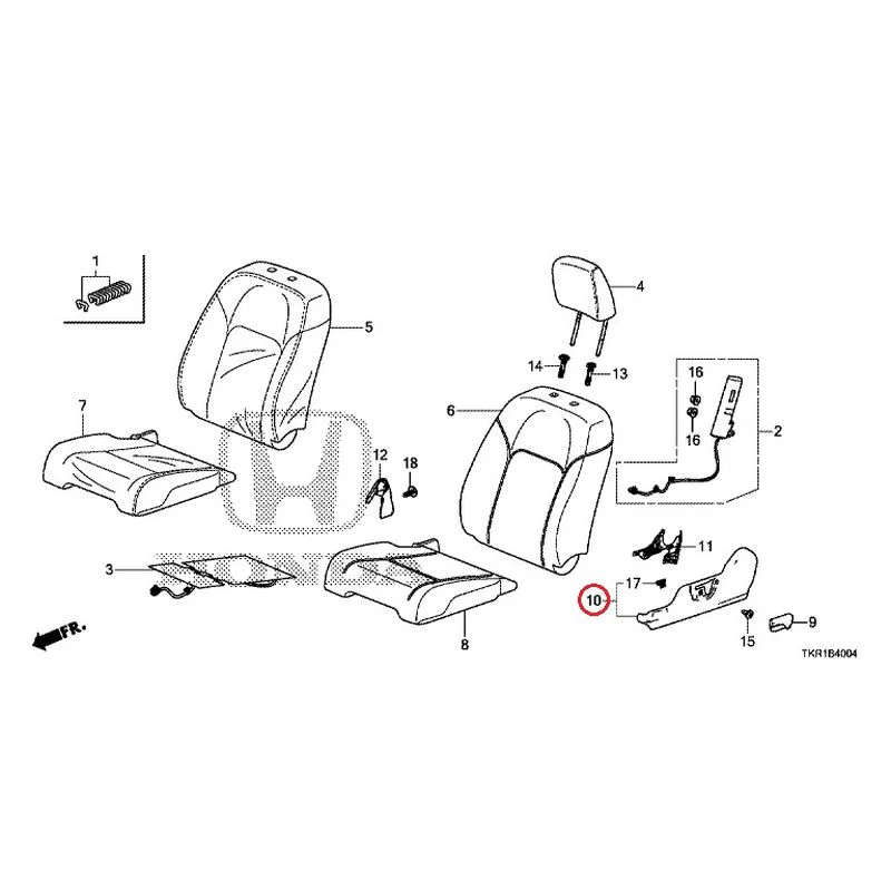 [NEW] JDM HONDA N-WGN CUSTOM JH3 2023 Front seat (L.) (bench) (2) GENUINE OEM - Image 11
