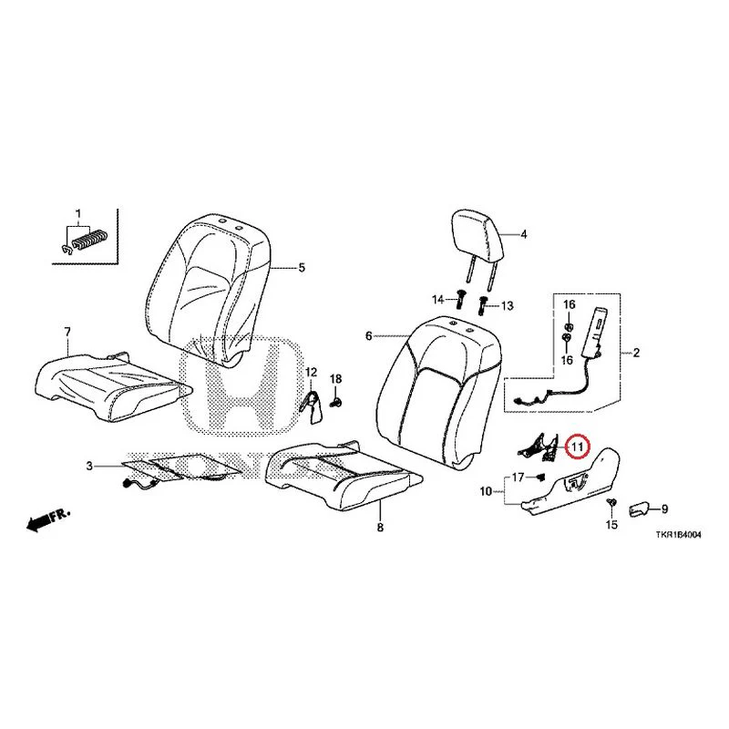 [NEW] JDM HONDA N-WGN CUSTOM JH3 2023 Front seat (L.) (bench) (2) GENUINE OEM - Image 12