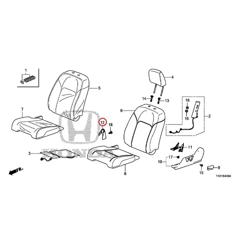 [NEW] JDM HONDA N-WGN CUSTOM JH3 2023 Front seat (L.) (bench) (2) GENUINE OEM - Image 13